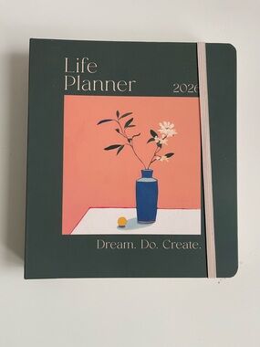 NEW 2026 Weekly Monthly Planner Organizer Hardcover Goal Journal Stickers FLAWED
